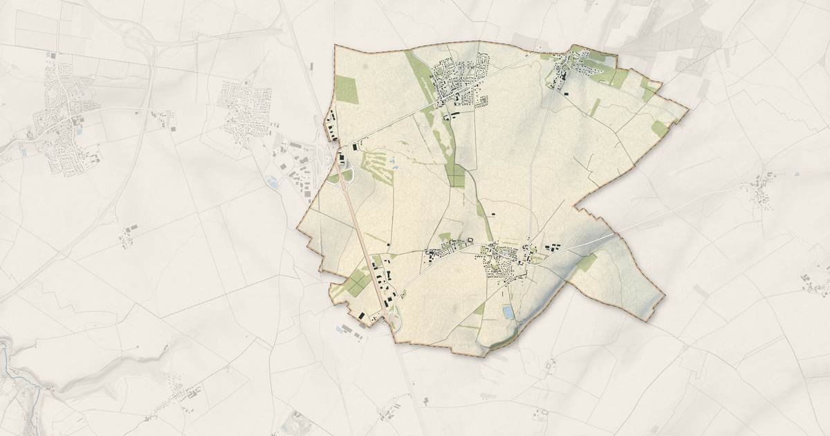 Portrait cartographique de Le Castelet : relief, eau, forêts, bâti et voies, calculés à partir des données de l'IGN