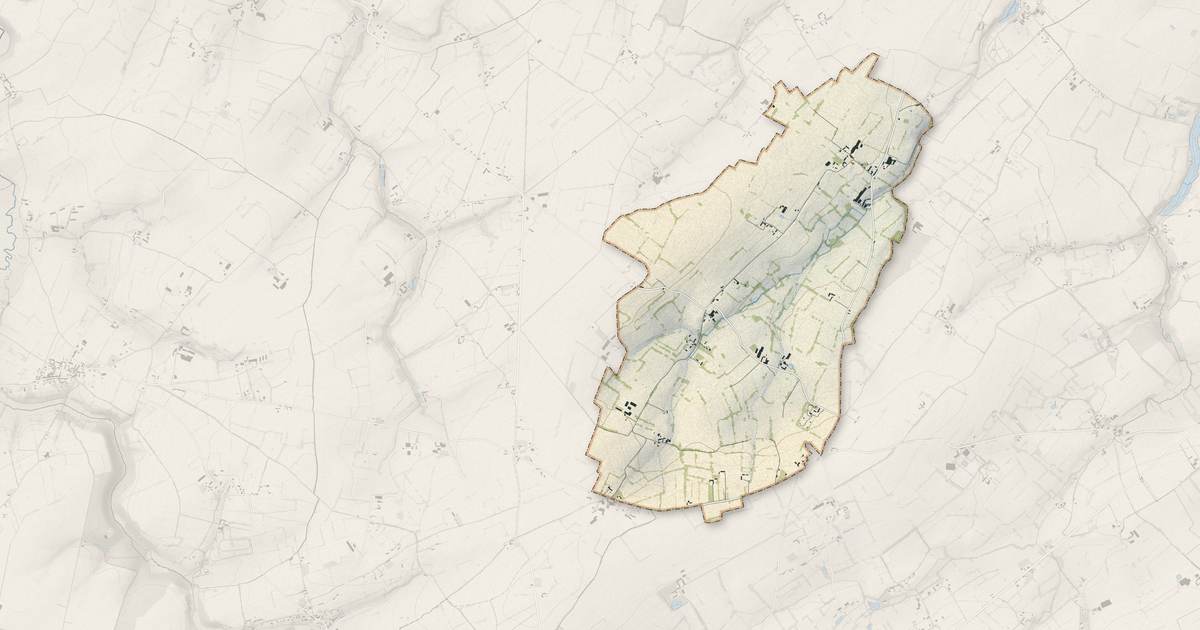 Portrait cartographique de Sainte-Honorine-de-Ducy : relief, eau, forêts, bâti et voies, calculés à partir des données de l'IGN
