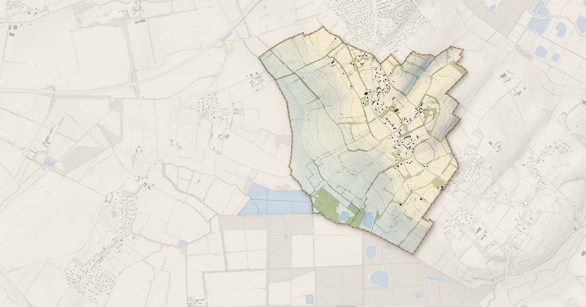 Portrait cartographique de Saint-Pair : relief, eau, forêts, bâti et voies, calculés à partir des données de l'IGN