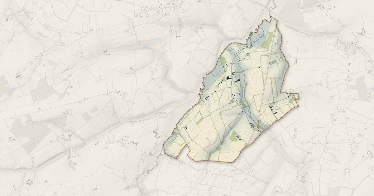 Portrait cartographique de Saint-Vaast-sur-Seulles : relief, eau, forêts, bâti et voies, calculés à partir des données de l'IGN
