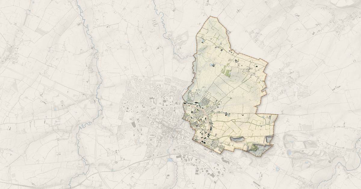 Portrait cartographique de Saint-Vigor-le-Grand : relief, eau, forêts, bâti et voies, calculés à partir des données de l'IGN