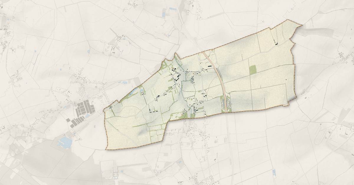 Portrait cartographique de Soulangy : relief, eau, forêts, bâti et voies, calculés à partir des données de l'IGN