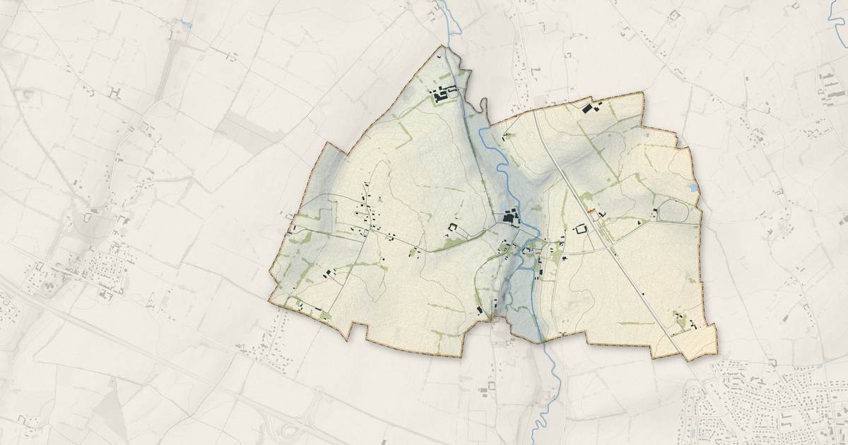 Portrait cartographique de Sully : relief, eau, forêts, bâti et voies, calculés à partir des données de l'IGN