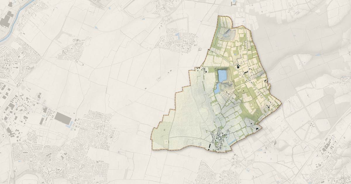 Portrait cartographique de Touffréville : relief, eau, forêts, bâti et voies, calculés à partir des données de l'IGN