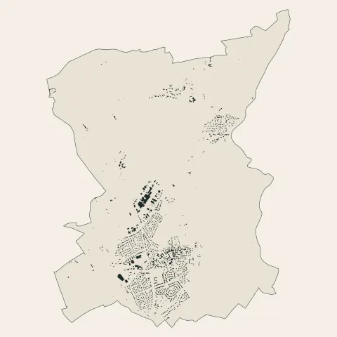Troarn : bâti