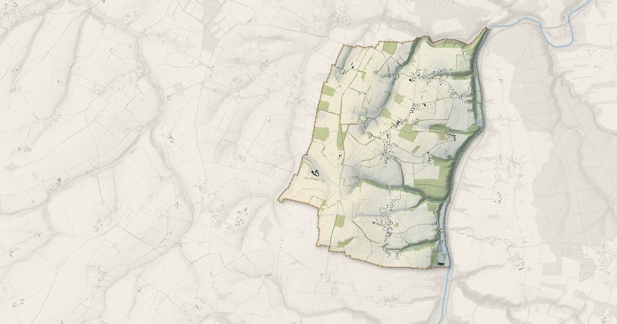 Portrait cartographique de Montillières-sur-Orne : relief, eau, forêts, bâti et voies, calculés à partir des données de l'IGN