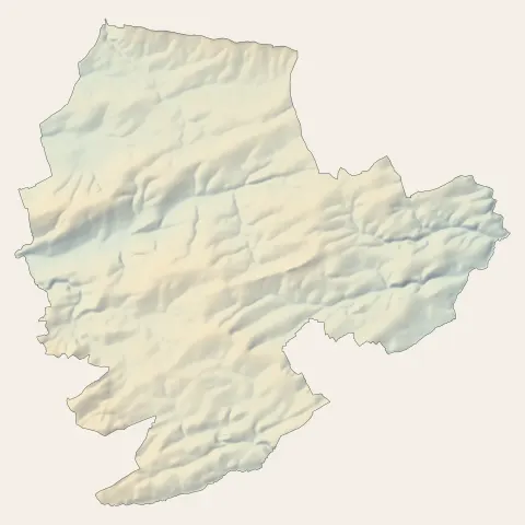 Valdallière : relief