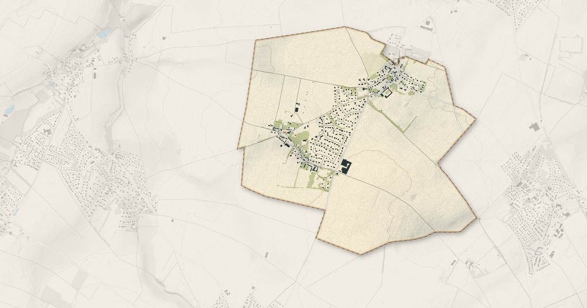 Portrait cartographique de Villons-les-Buissons : relief, eau, forêts, bâti et voies, calculés à partir des données de l'IGN