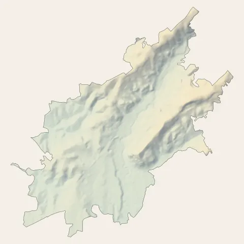Aurillac : relief