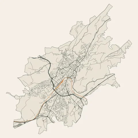 Aurillac : voies