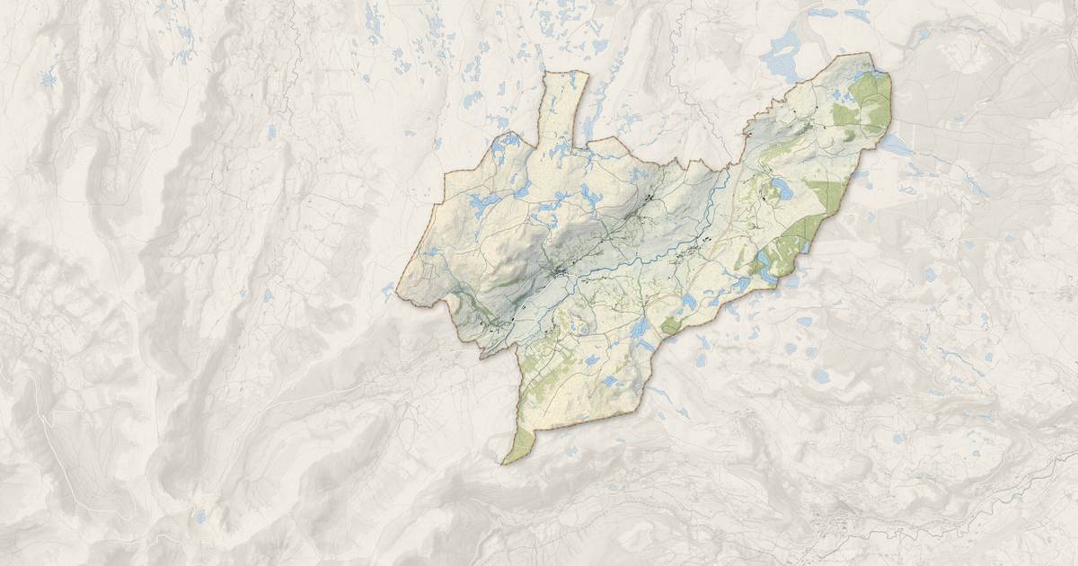 Portrait cartographique de Dienne : relief, eau, forêts, bâti et voies, calculés à partir des données de l'IGN