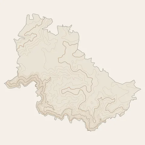 Mauriac : courbes de niveau