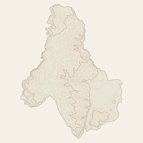 Maurs : courbes de niveau