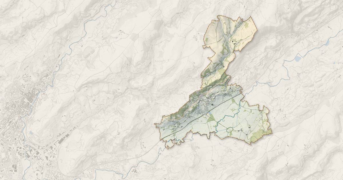 Portrait cartographique de Yolet : relief, eau, forêts, bâti et voies, calculés à partir des données de l'IGN