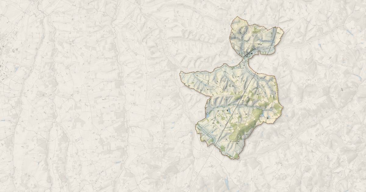 Portrait cartographique de Coteaux-du-Blanzacais : relief, eau, forêts, bâti et voies, calculés à partir des données de l'IGN