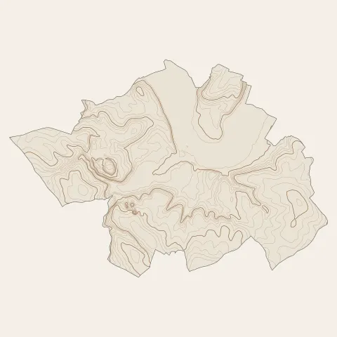 Châteauneuf-sur-Charente : courbes de niveau