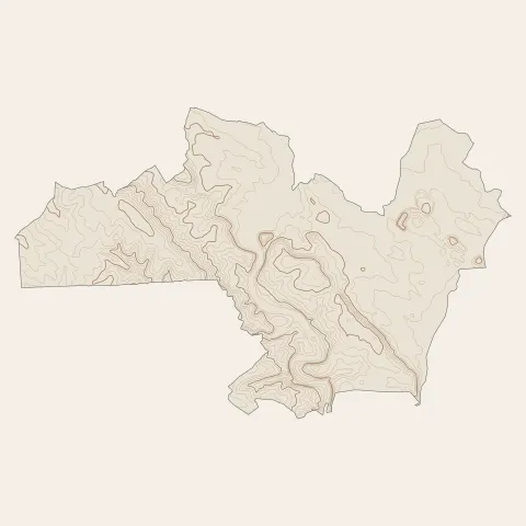 Val-de-Cognac : courbes de niveau