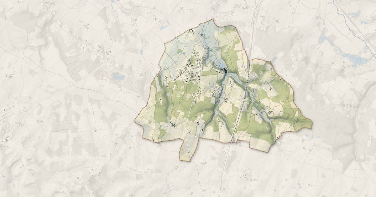 Portrait cartographique de Claix : relief, eau, forêts, bâti et voies, calculés à partir des données de l'IGN