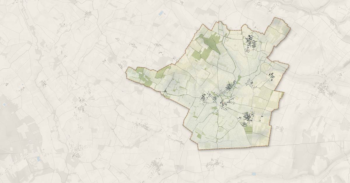Portrait cartographique de Courbillac : relief, eau, forêts, bâti et voies, calculés à partir des données de l'IGN