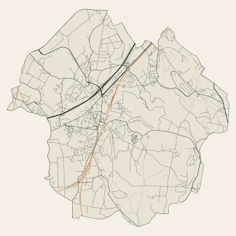La Couronne : voies