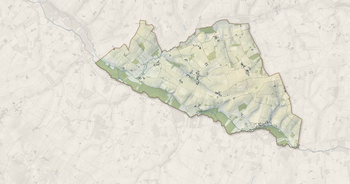 Portrait cartographique de Criteuil-la-Magdeleine : relief, eau, forêts, bâti et voies, calculés à partir des données de l'IGN