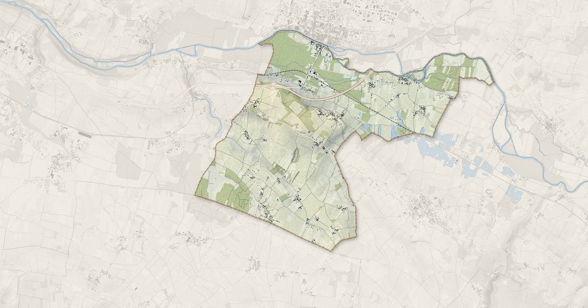Portrait cartographique de Mainxe-Gondeville : relief, eau, forêts, bâti et voies, calculés à partir des données de l'IGN