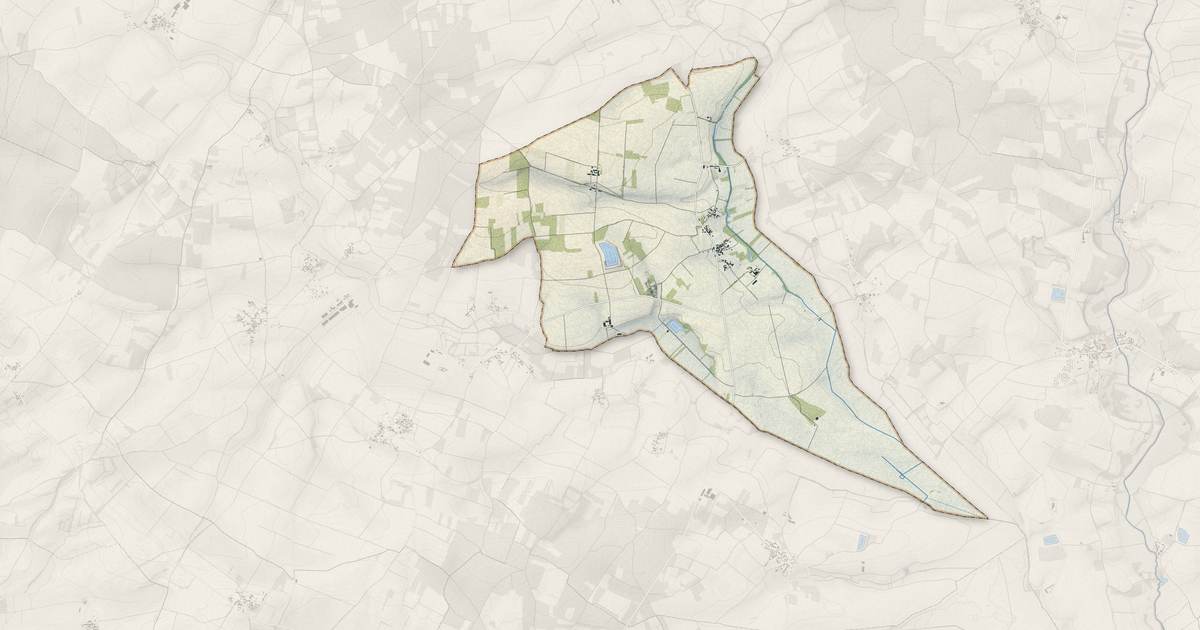 Portrait cartographique de Les Gours : relief, eau, forêts, bâti et voies, calculés à partir des données de l'IGN