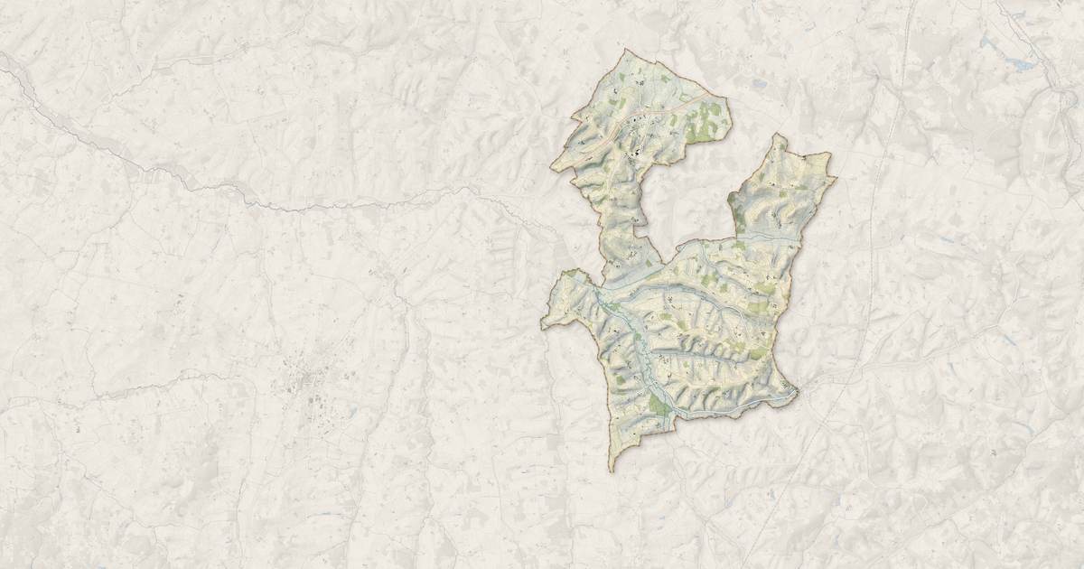 Portrait cartographique de Val des Vignes : relief, eau, forêts, bâti et voies, calculés à partir des données de l'IGN