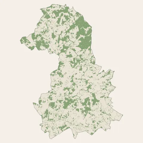 Terres-de-Haute-Charente : bois, forêts et landes
