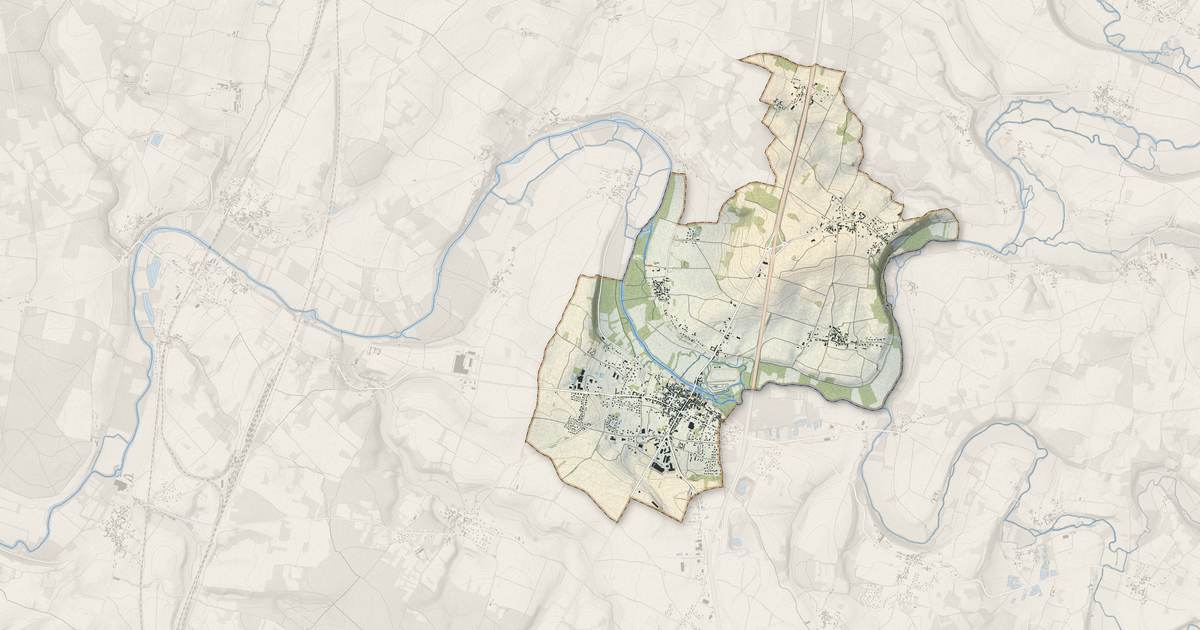 Portrait cartographique de Mansle-les-Fontaines : relief, eau, forêts, bâti et voies, calculés à partir des données de l'IGN