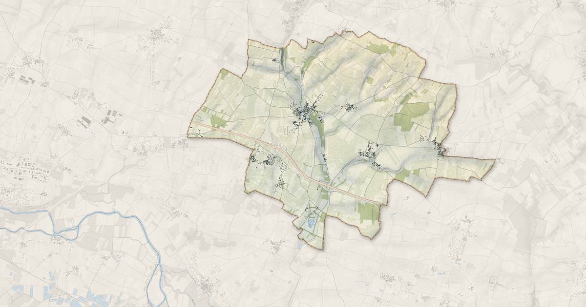 Portrait cartographique de Mérignac : relief, eau, forêts, bâti et voies, calculés à partir des données de l'IGN