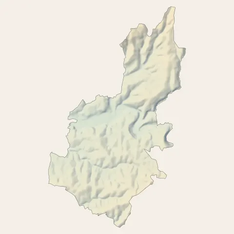 Montbron : relief