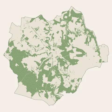 Mouthiers-sur-Boëme : bois, forêts et landes
