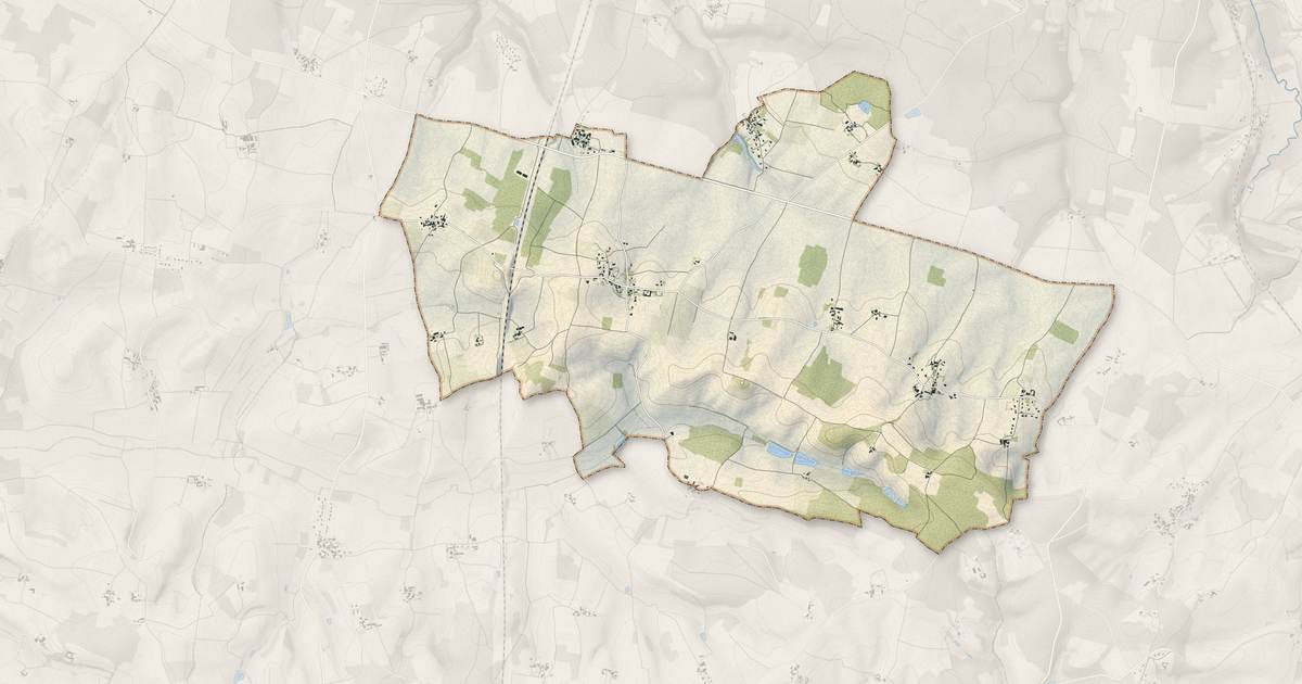 Portrait cartographique de Plassac-Rouffiac : relief, eau, forêts, bâti et voies, calculés à partir des données de l'IGN