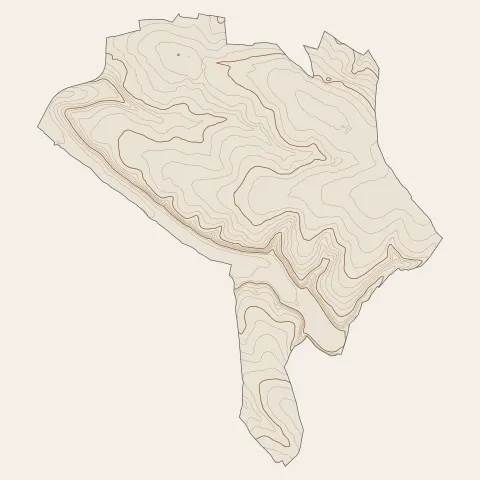 Puymoyen : courbes de niveau