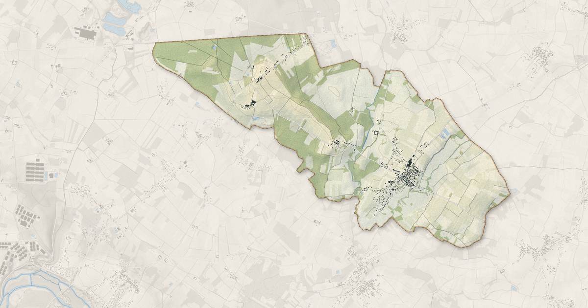 Portrait cartographique de Réparsac : relief, eau, forêts, bâti et voies, calculés à partir des données de l'IGN