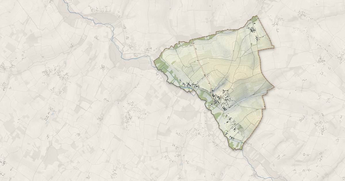 Portrait cartographique de Saint-Fort-sur-le-Né : relief, eau, forêts, bâti et voies, calculés à partir des données de l'IGN