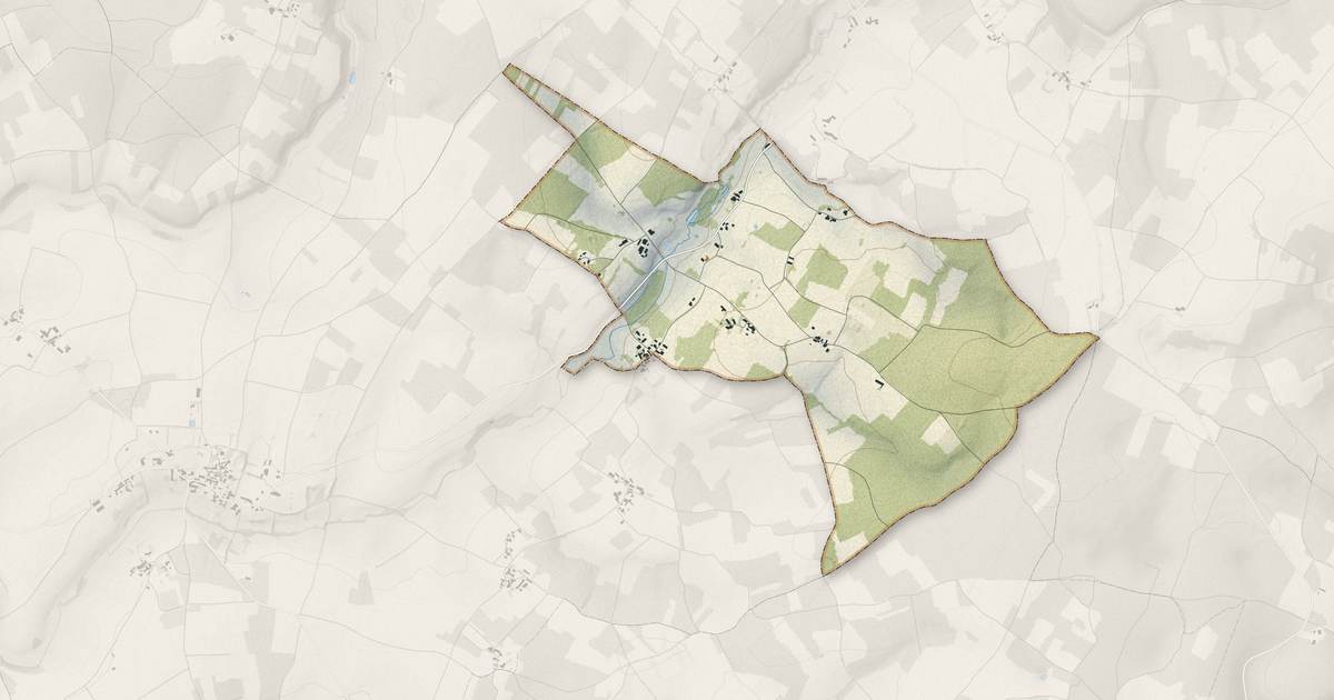 Portrait cartographique de Saint-Sulpice-de-Ruffec : relief, eau, forêts, bâti et voies, calculés à partir des données de l'IGN