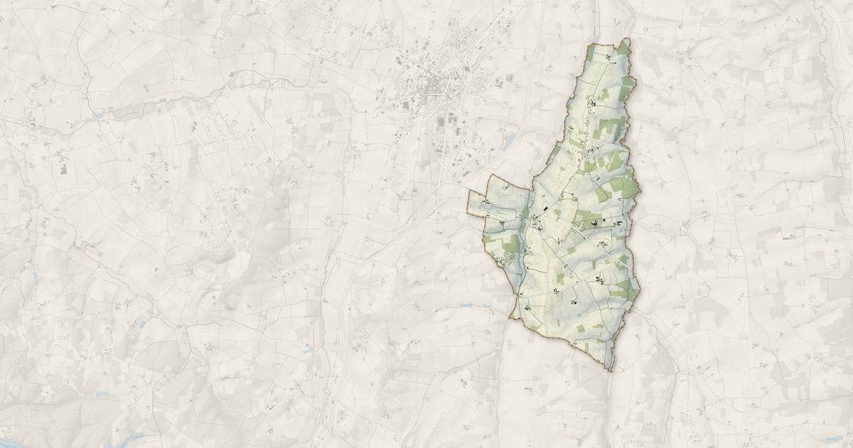 Portrait cartographique de Salles-de-Barbezieux : relief, eau, forêts, bâti et voies, calculés à partir des données de l'IGN