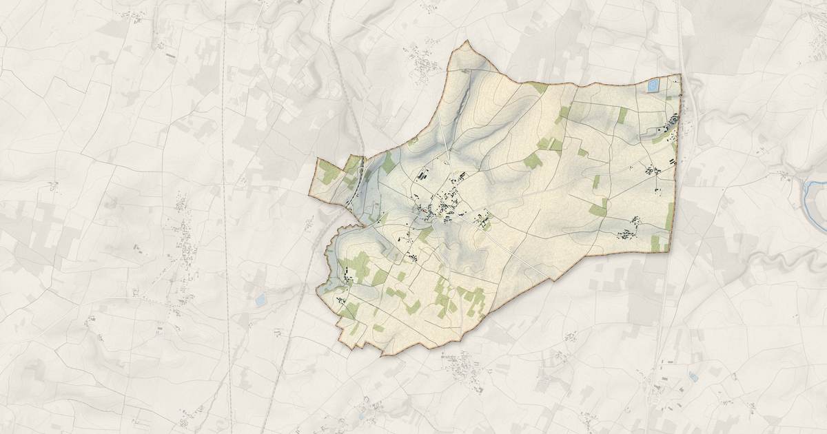 Portrait cartographique de Salles-de-Villefagnan : relief, eau, forêts, bâti et voies, calculés à partir des données de l'IGN