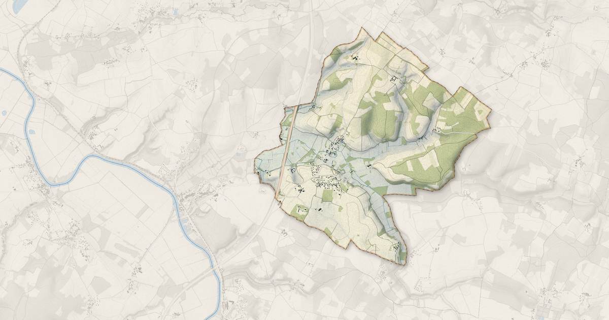 Portrait cartographique de Annepont : relief, eau, forêts, bâti et voies, calculés à partir des données de l'IGN