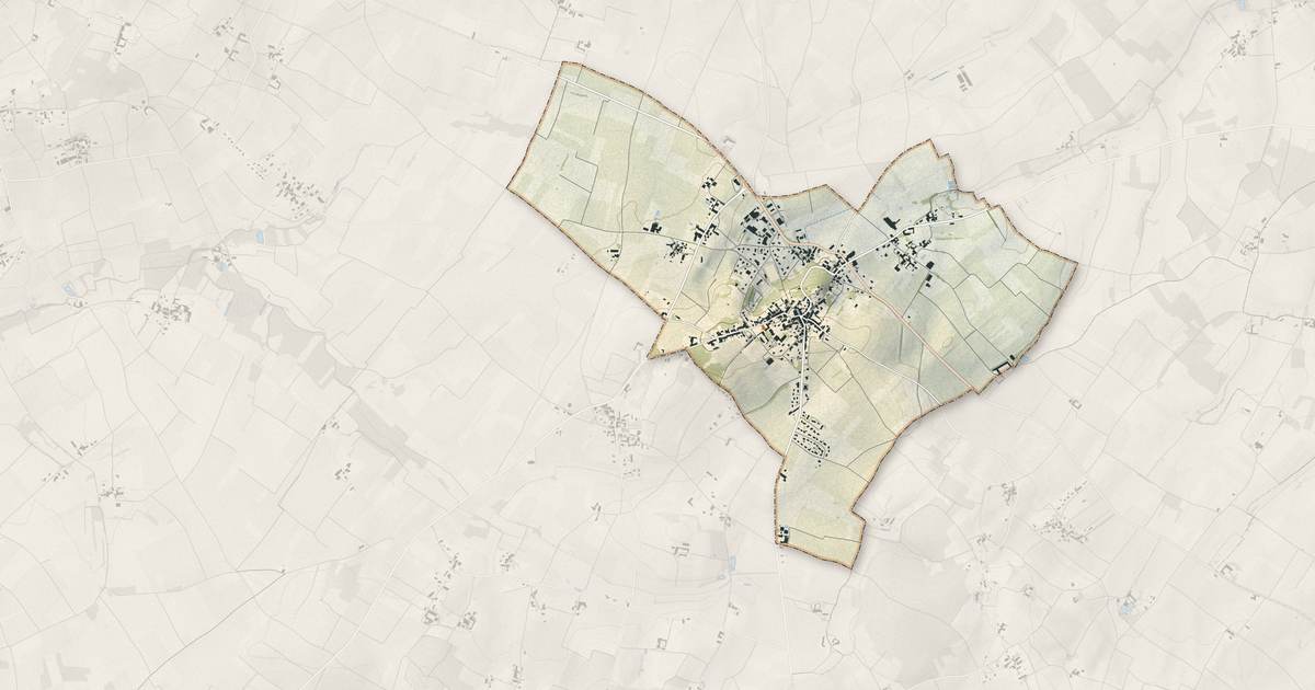 Portrait cartographique de Archiac : relief, eau, forêts, bâti et voies, calculés à partir des données de l'IGN