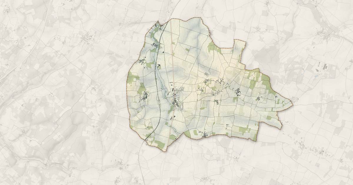 Portrait cartographique de Asnières-la-Giraud : relief, eau, forêts, bâti et voies, calculés à partir des données de l'IGN