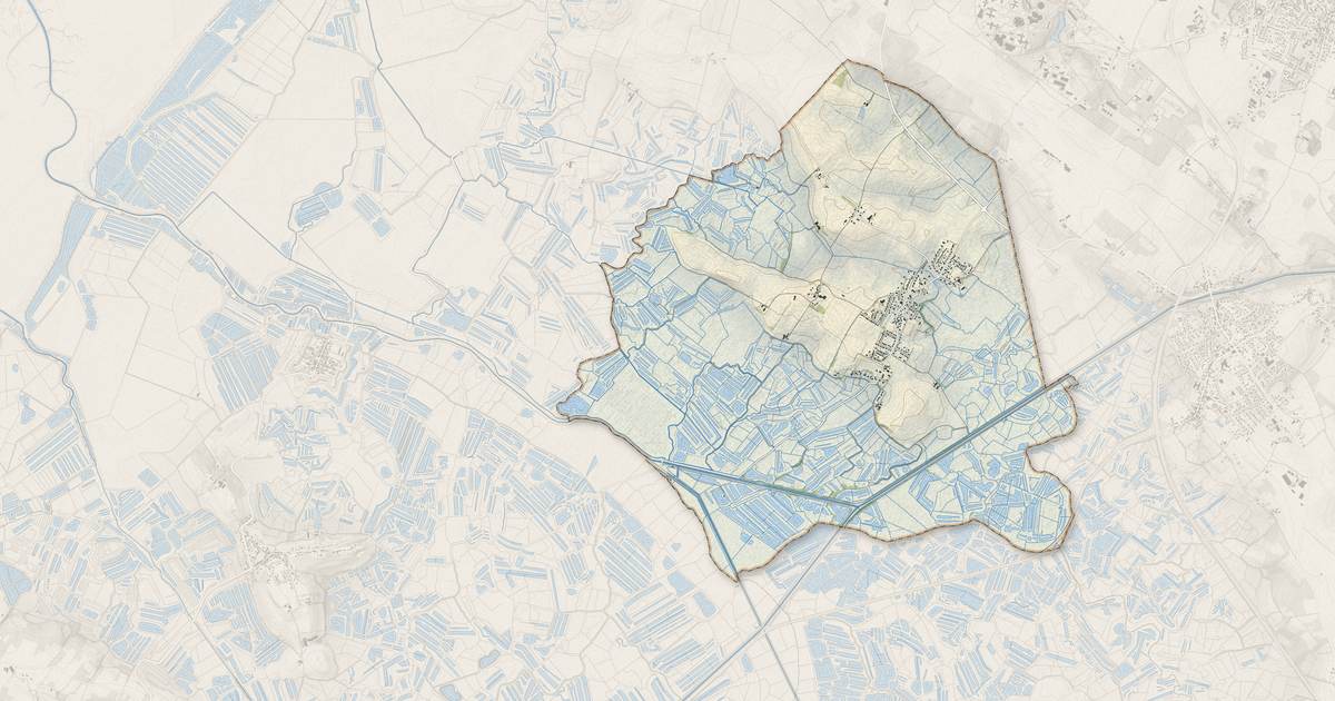 Portrait cartographique de Beaugeay : relief, eau, forêts, bâti et voies, calculés à partir des données de l'IGN