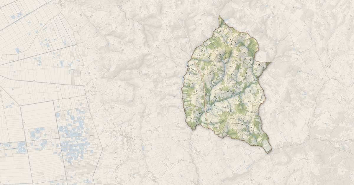 Portrait cartographique de Boisredon : relief, eau, forêts, bâti et voies, calculés à partir des données de l'IGN