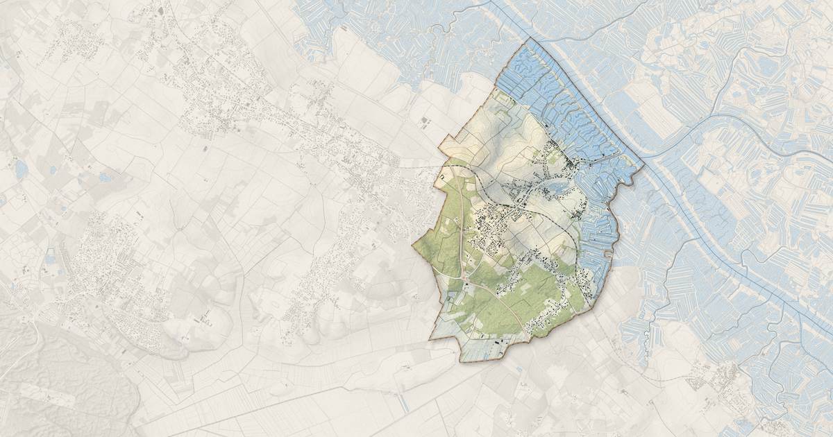 Portrait cartographique de Chaillevette : relief, eau, forêts, bâti et voies, calculés à partir des données de l'IGN