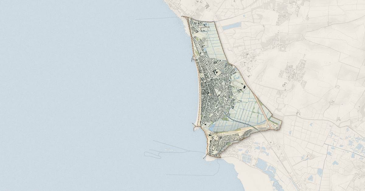 Portrait cartographique de Châtelaillon-Plage : relief, eau, forêts, bâti et voies, calculés à partir des données de l'IGN