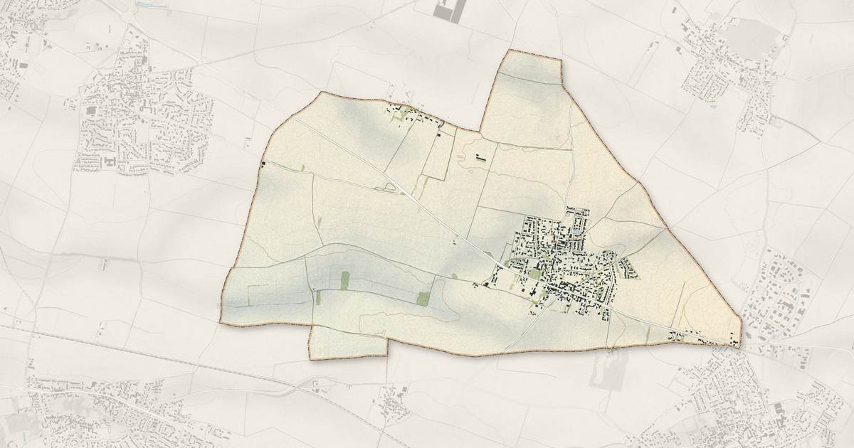 Portrait cartographique de Clavette : relief, eau, forêts, bâti et voies, calculés à partir des données de l'IGN