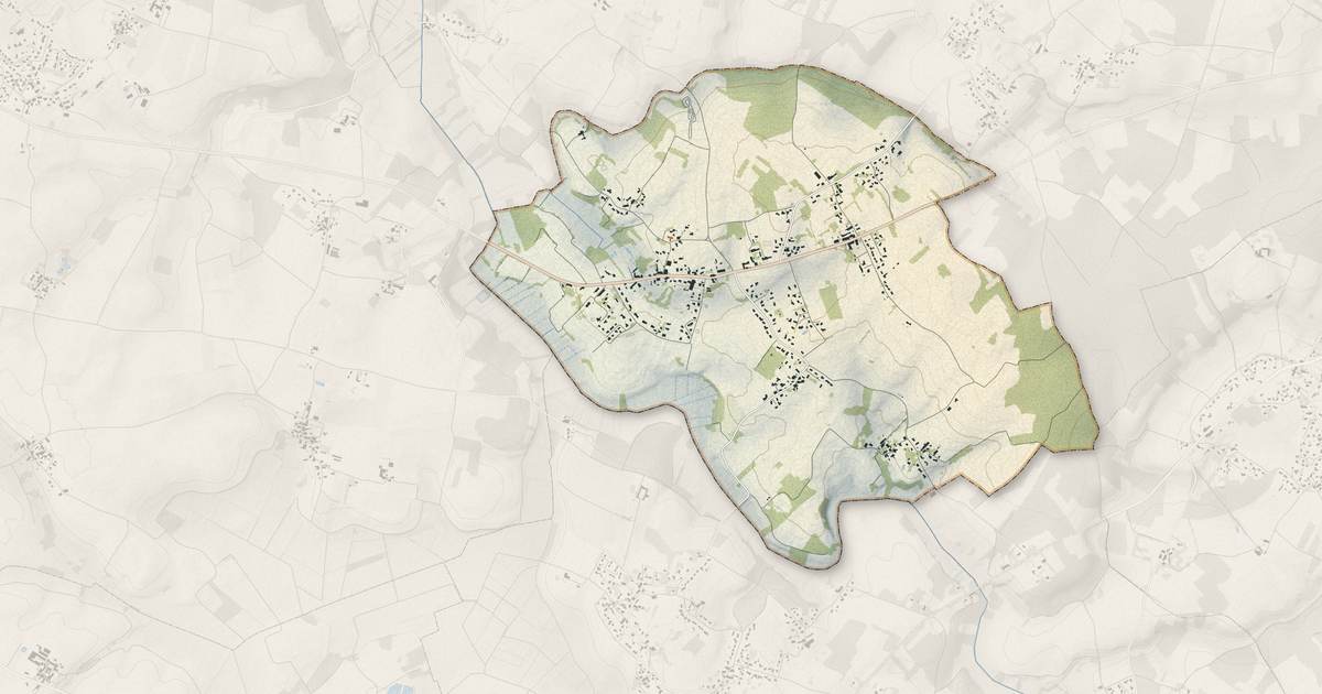 Portrait cartographique de La Clisse : relief, eau, forêts, bâti et voies, calculés à partir des données de l'IGN