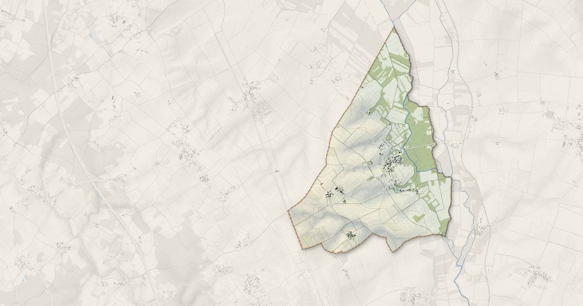 Portrait cartographique de Colombiers : relief, eau, forêts, bâti et voies, calculés à partir des données de l'IGN